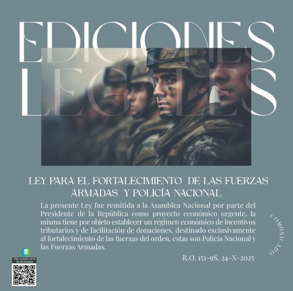 LEY PARA EL FORTALECIMIENTO DE LAS FUERZAS ARMADAS Y POLICÍA NACIONAL ...