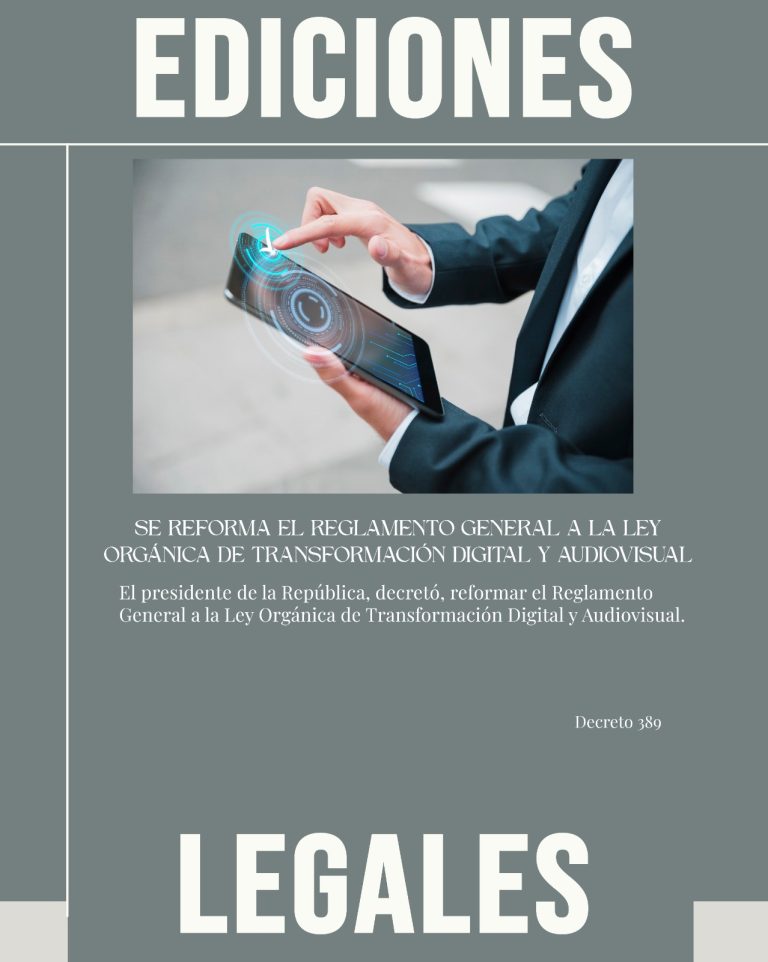 SE REFORMA EL REGLAMENTO GENERAL A LA LEY ORGÁNICA DE TRANSFORMACIÓN ...